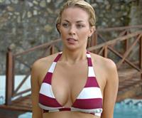 Gemma Garrett in a bikini