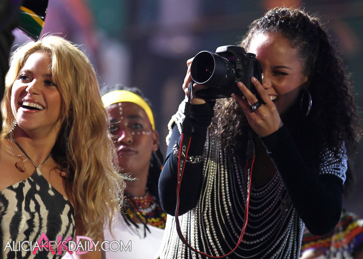Alicia Keys World Cup Kick Off Celebration Concert on June 10, 2010 