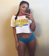 Gabriela Bandy taking a selfie