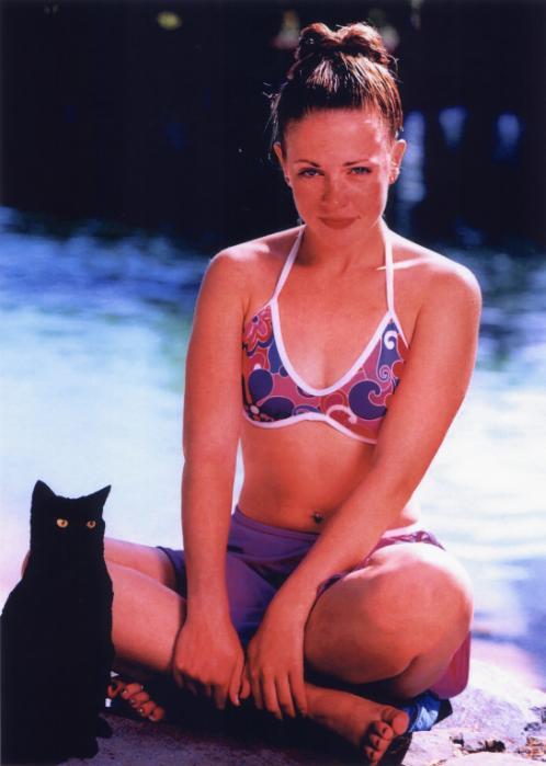 Melissa Joan Hart in a bikini