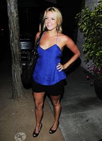 Ali Fedotowsky outside Dan Tanas restaurant in West Hollywood on June 30, 2010