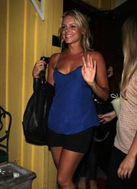Ali Fedotowsky outside Dan Tanas restaurant in West Hollywood on June 30, 2010