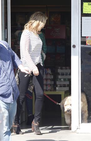 Ali Larter at the dog groomers in Los Angeles 10/22/13  