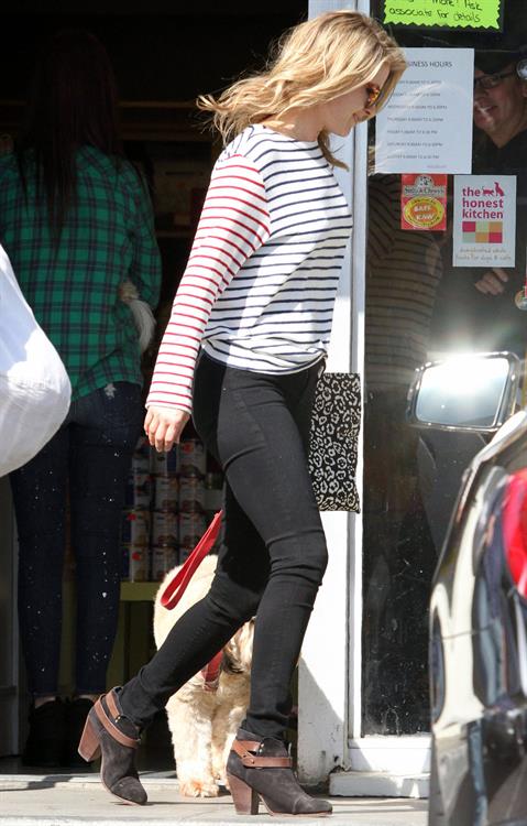 Ali Larter at the dog groomers in Los Angeles 10/22/13  