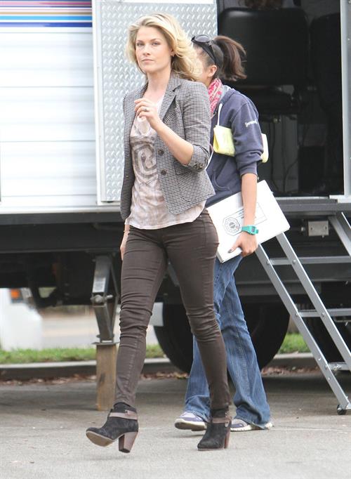 Ali Larter Filming 'You're Not You' in Los Angeles (November 15, 2012) 