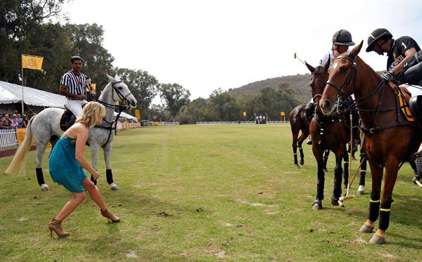 Ali Larter 3rd Annual Veuve Clicquot Polo Classic in LA October 6, 2012 