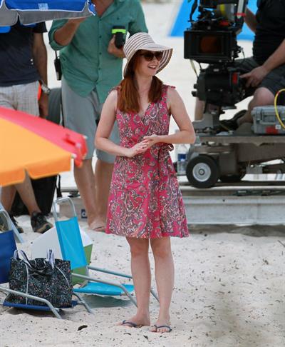 Alyson Hannigan on set American Reunion on July 23, 2011 