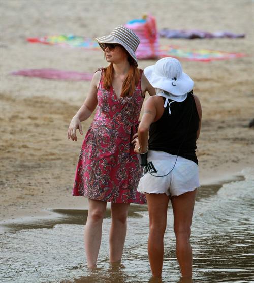 Alyson Hannigan on set American Reunion on July 23, 2011 