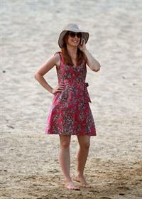 Alyson Hannigan on set American Reunion on July 23, 2011 