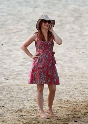 Alyson Hannigan on set American Reunion on July 23, 2011 