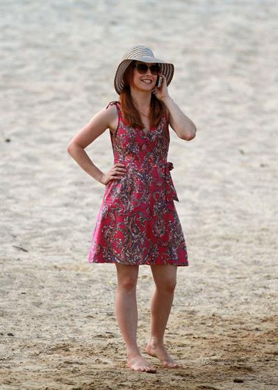 Alyson Hannigan on set American Reunion on July 23, 2011 