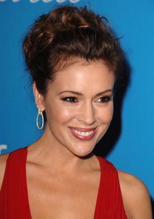 Alyssa Milano attends the Unicef Ball 