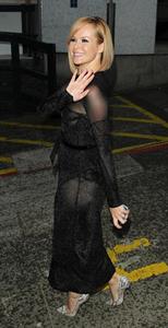 Amanda Holden TV studios in London on 2-5-2012