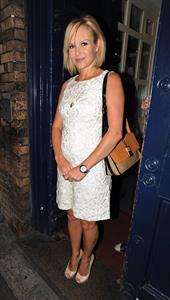 Amanda Holden Theatre Royal in London on August 25, 2011 