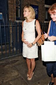 Amanda Holden Theatre Royal in London on August 25, 2011 