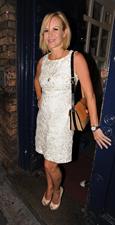 Amanda Holden Theatre Royal in London on August 25, 2011 