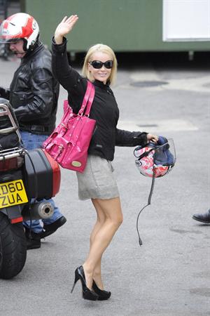 Amanda Holden arrival at Britain's Got Talent rehearsals in London on May 30, 2011 