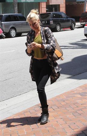 Amanda Michalka out about in Beverly Hills on May 9, 2012