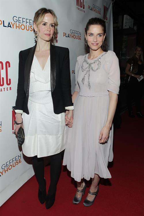 Amanda Peet at The Break of Noon opening night on November 22, 2010 