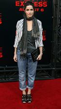 Amanda Peet at the Pineapple Express premiere in Westwood 