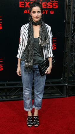 Amanda Peet at the Pineapple Express premiere in Westwood 