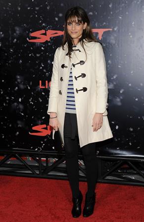 Amanda Peet the Spirit premiere in Los Angeles 