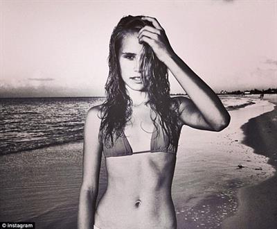 Sailor Brinkley Cook in a bikini