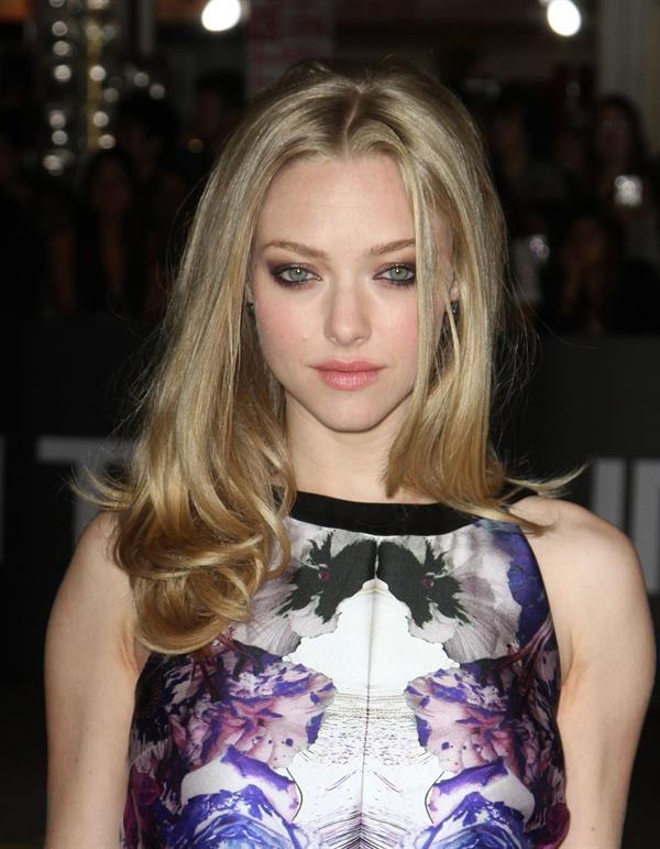 Amanda Seyfried In Time premiere in Los Angeles on October 20, 2011 