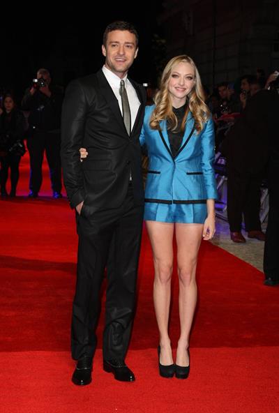 Amanda Seyfried In Time UK premiere in London on October 31, 2011