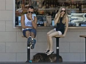 Amanda Seyfried at The Oaks Gourmet Market in Los Angeles on July 17, 2012