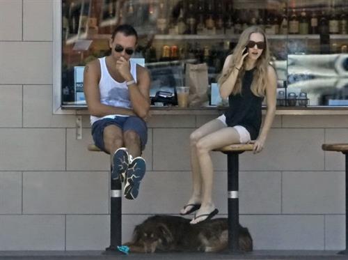 Amanda Seyfried at The Oaks Gourmet Market in Los Angeles on July 17, 2012