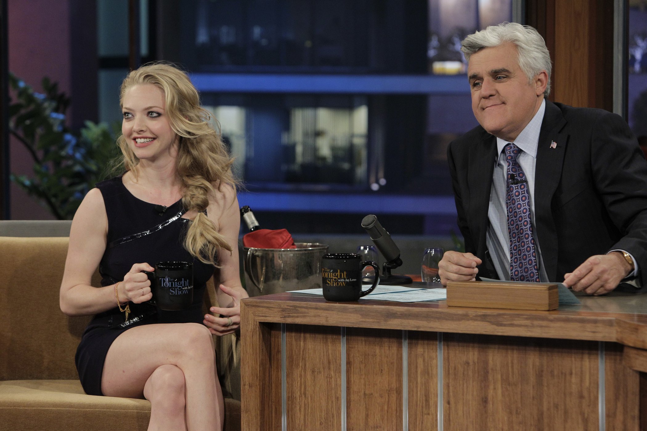 Amanda Seyfried on The Tonight Show with Jay Leno on May 11, 2010