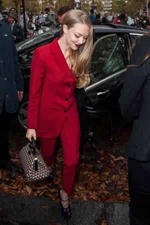 Amanda Seyfried attending Miu Miu show in Paris - October 3, 2012 