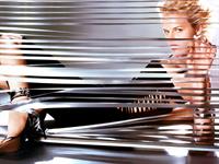 Eva Herzigova in a bikini