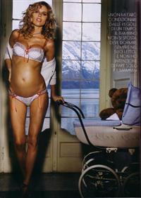 Eva Herzigova in lingerie