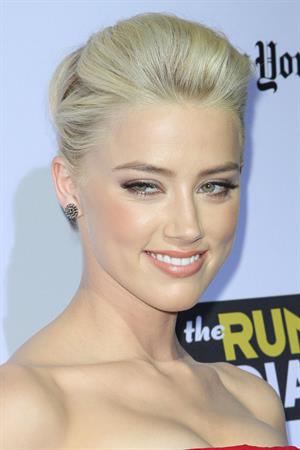 Amber Heard the Rum Diary premiere in Los Angeles on October 13, 2011