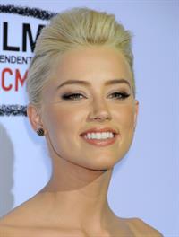 Amber Heard the Rum Diary premiere in Los Angeles on October 13, 2011