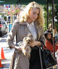 Amber Heard out in Beverly Hills on December 16, 2011
