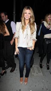 Amber Lancaster leaving the Beverly Nightclub in West Hollywood on October 20, 2011