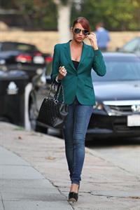 Amy Childs leaving an OK Magazine photoshoot in Los Angeles 