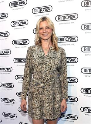 Amy Smart Rimowa New Rodeo Drive store opening party in Beverly Hills on May 16, 2011