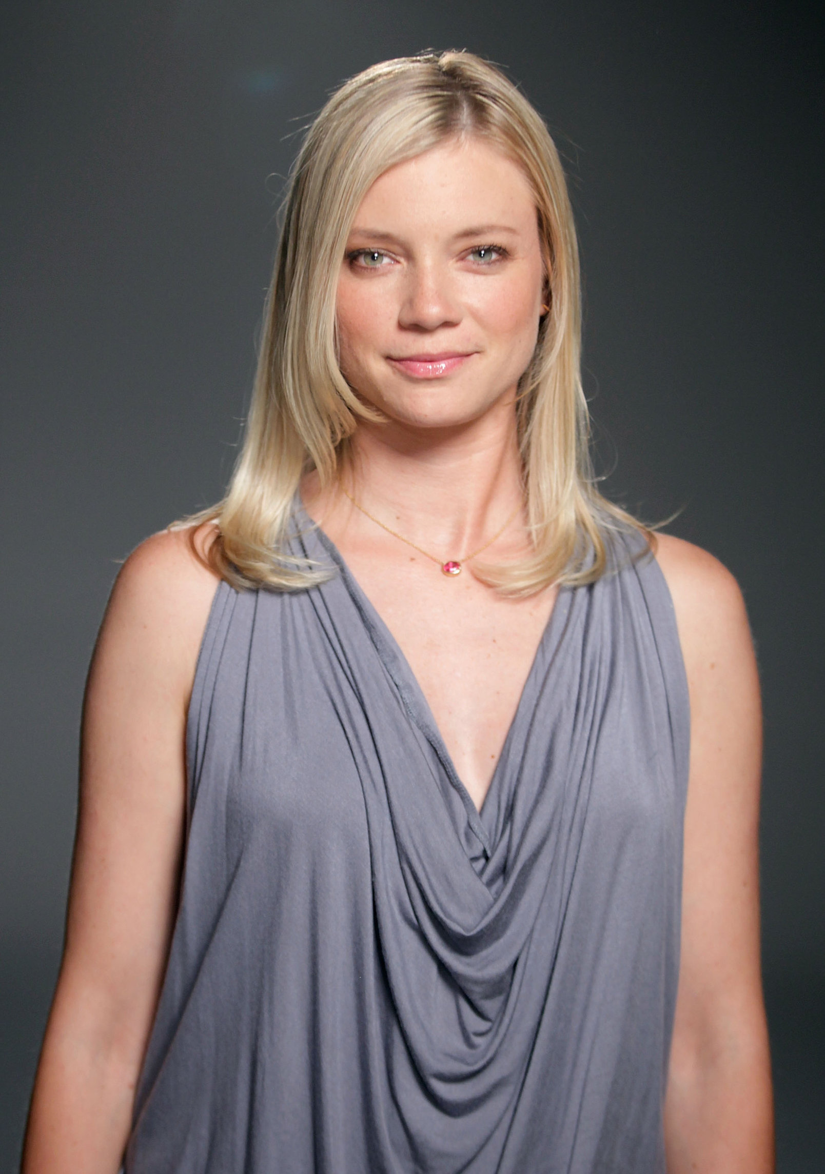 Amy Smart Voto Latino and Telemundos Mun2 shoot of United We Win Campaign on August 5, 2010