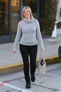 Amy Smart leaves hair salon in West Hollywood 1/3/13  