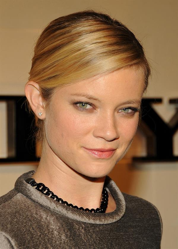 Amy Smart reopening celebration of the Beverly Hills Burberry store 