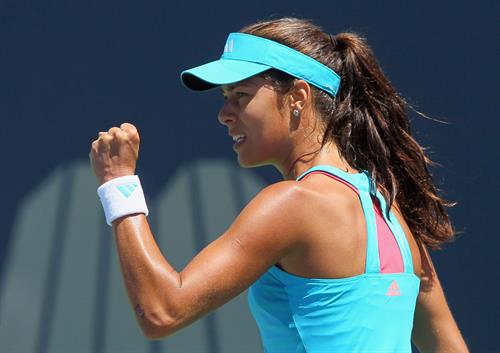 Ana Ivanovic at the Mercury Insurance Open in August 2011 
