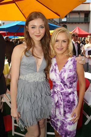 Angela Kinsey attending the Furry Vengeance premiere on April 18, 2010