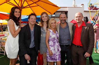 Angela Kinsey attending the Furry Vengeance premiere on April 18, 2010