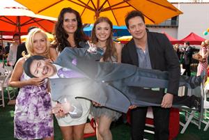 Angela Kinsey attending the Furry Vengeance premiere on April 18, 2010