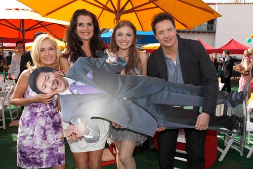 Angela Kinsey attending the Furry Vengeance premiere on April 18, 2010