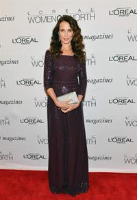 Andie MacDowell  Seventh Annual Women of Worth Awards at Hearst Tower in New York  December 6-2012 